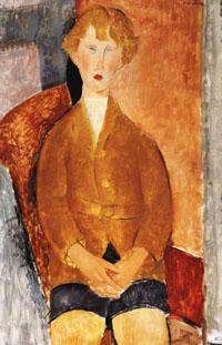 Amedeo Modigliani Boy in Short Pants Spain oil painting art